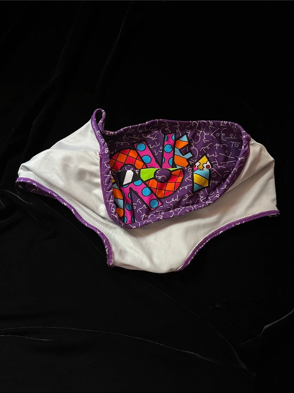 La Sirene Luisa Sonza & Romero Britto Collab Collection Swim Briefs